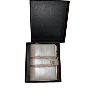 Cross 1816 Collection khaki beige leather classic organizer book NIB 2010